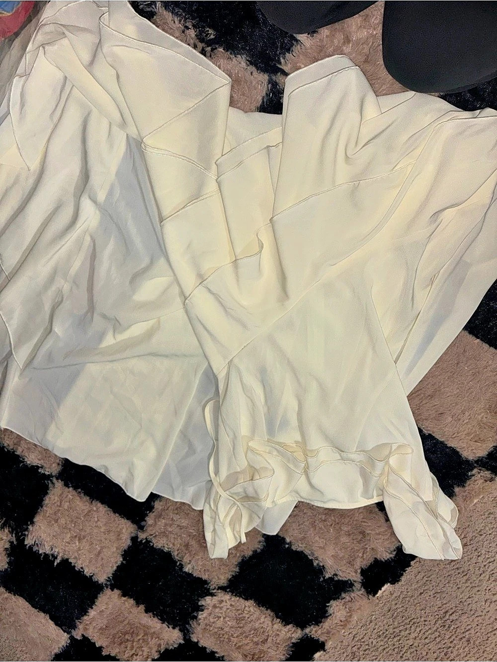 Pretty Little Things Butter Yellow Ruffle Dress NEW NEVER WORN